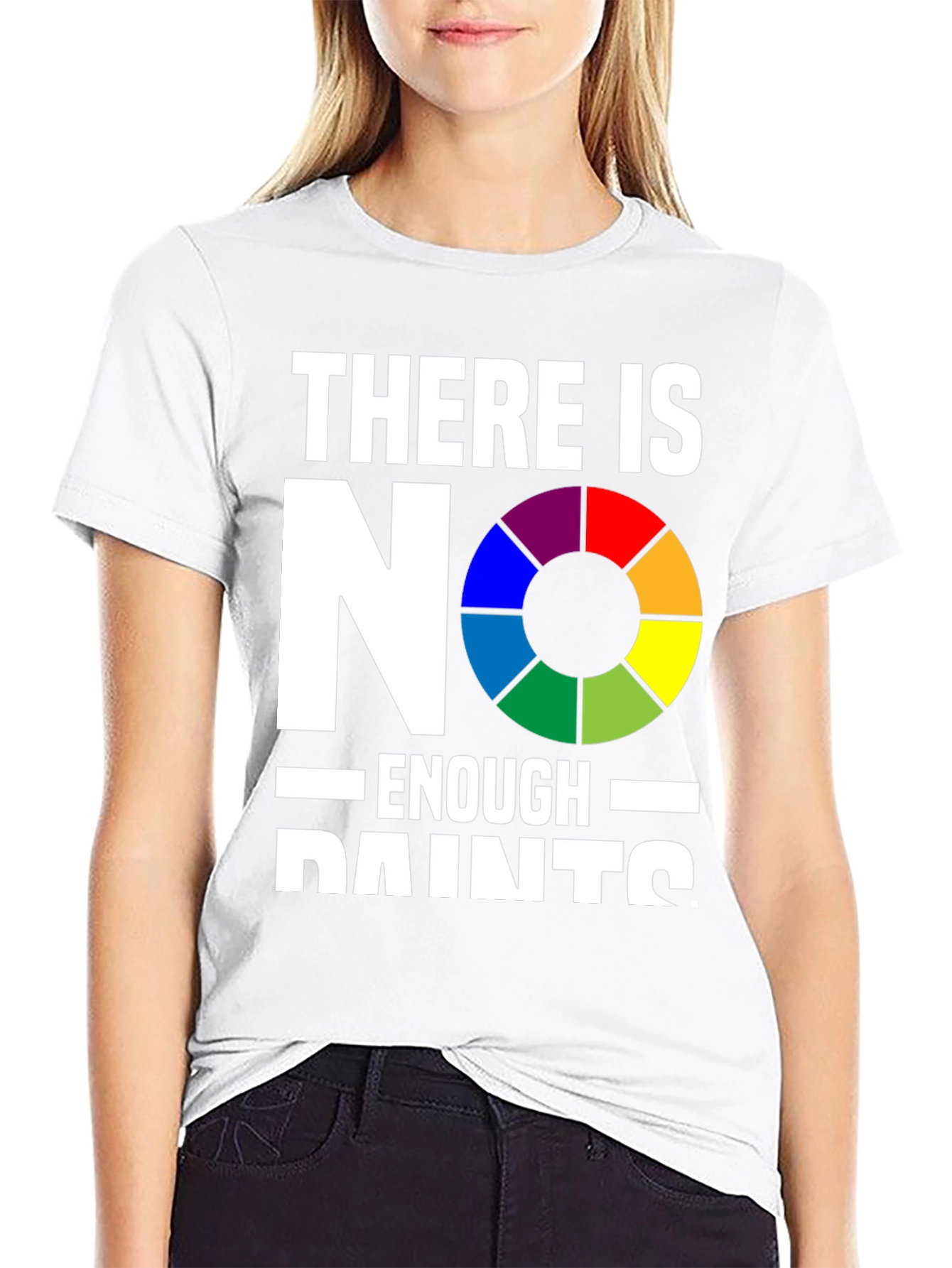 Camiseta Negra - ¡Nunca Hay Suficientes Pinturas!