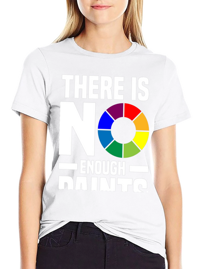 Camiseta Negra - ¡Nunca Hay Suficientes Pinturas!