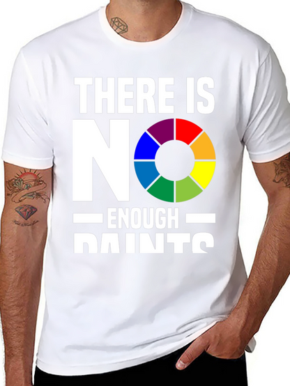 Camiseta Negra - ¡Nunca Hay Suficientes Pinturas!