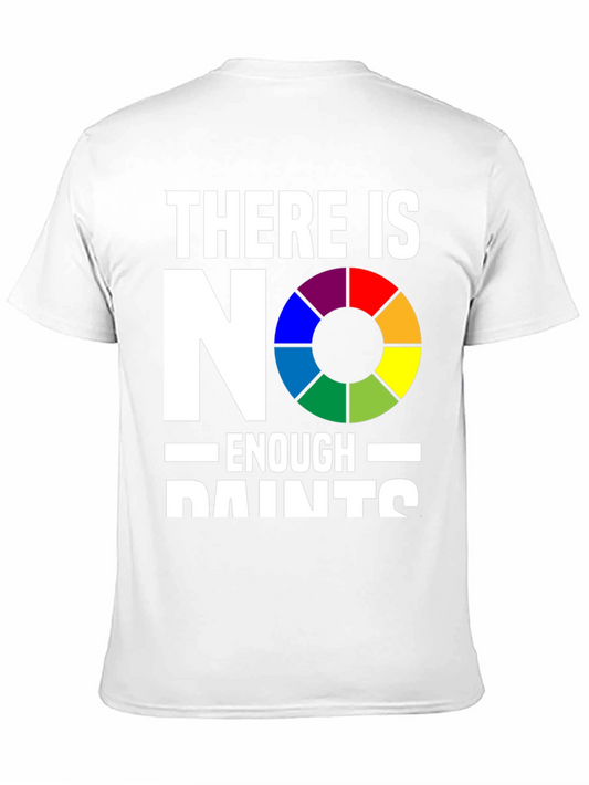 Camiseta Negra - ¡Nunca Hay Suficientes Pinturas!