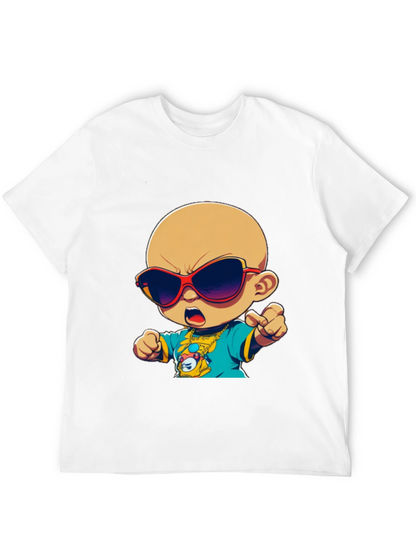 Camiseta Negra con Diseño Infantil Cool