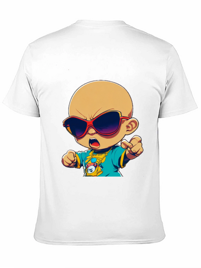Camiseta Negra con Diseño Infantil Cool