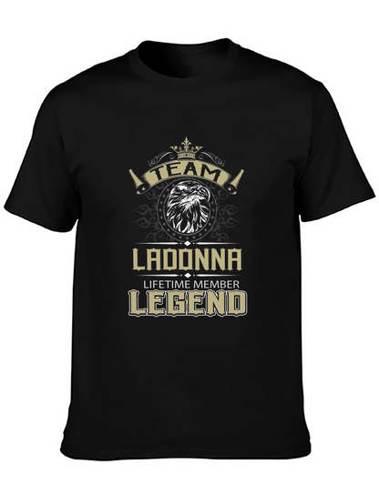 Camiseta Negra Equipo Ladonna - Leyenda