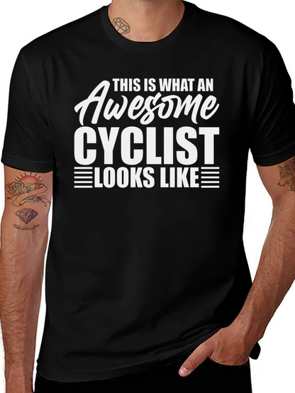 Camiseta Negra Ciclismo Awesome Cyclist