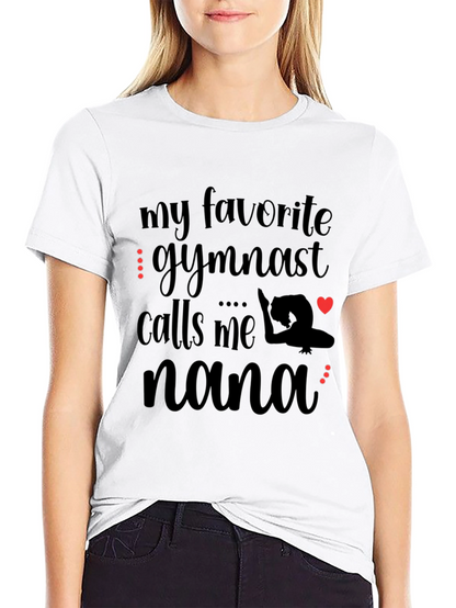 Camiseta Negra Mi Gimnasta Favorita
