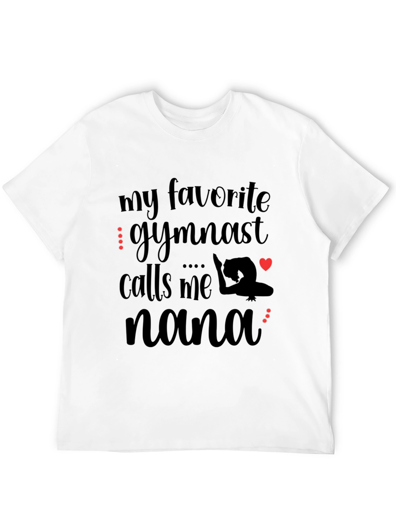 Camiseta Negra Mi Gimnasta Favorita