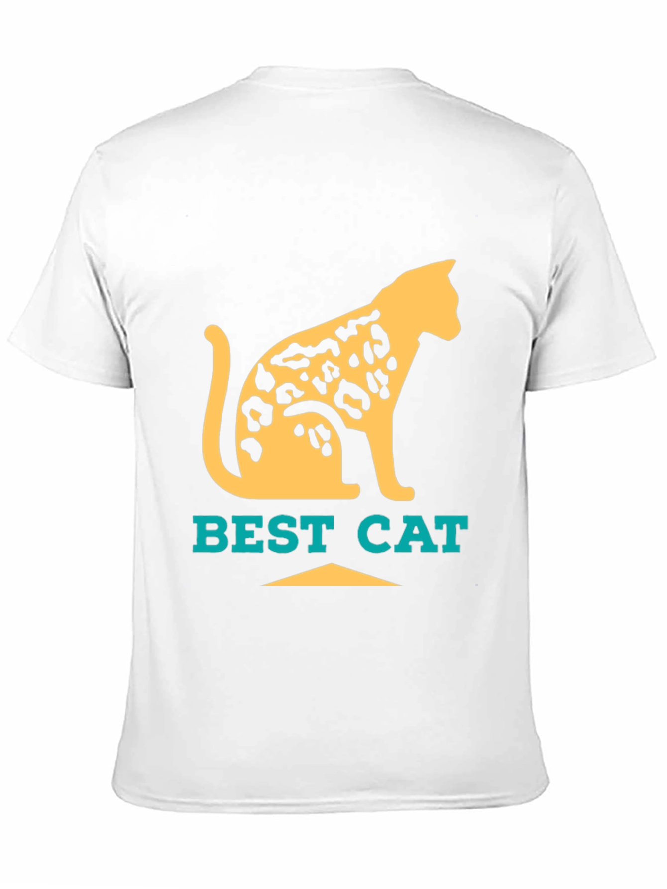 Camiseta Negra Best Cat Diseño Felino