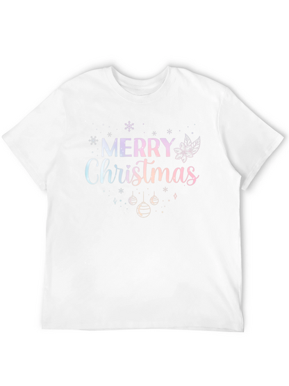 Camiseta Negra Navideña Merry Christmas