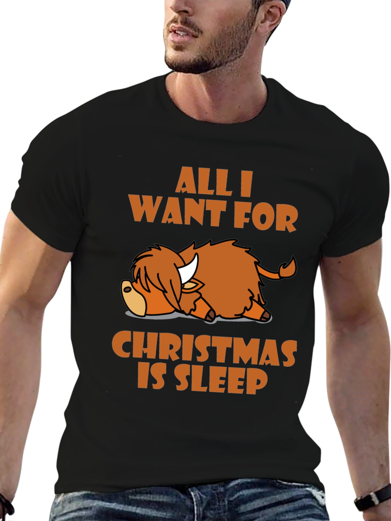 Camiseta All I Want For Christmas Is Sleep