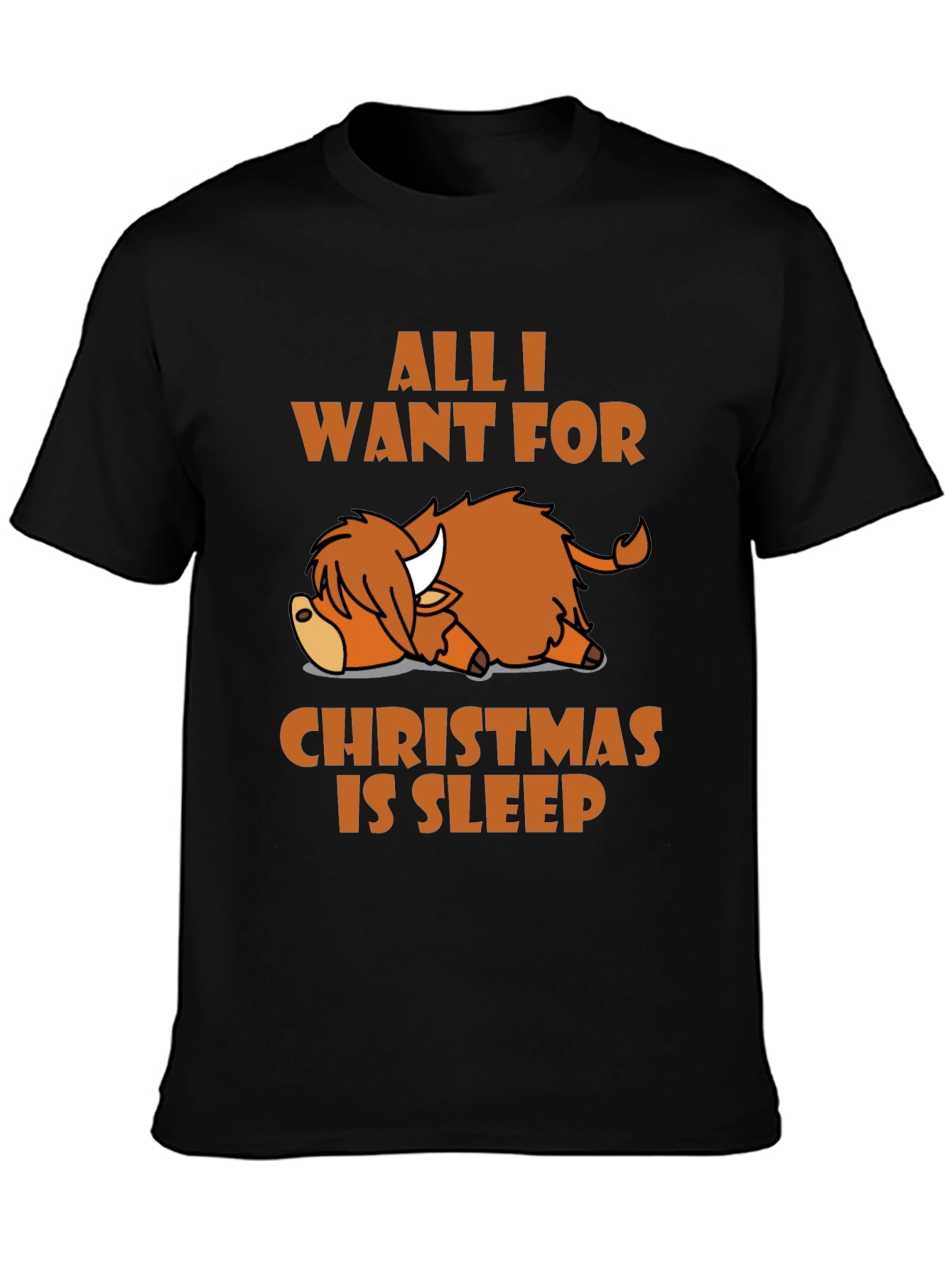 Camiseta All I Want For Christmas Is Sleep