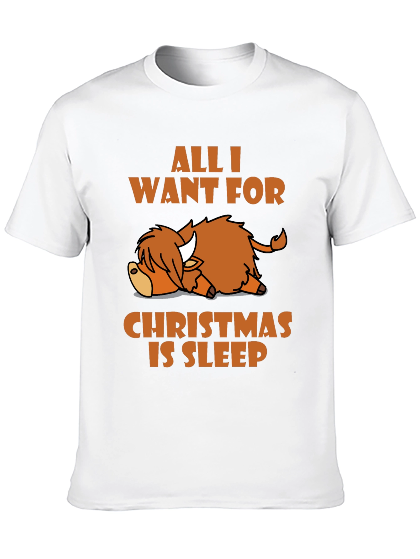 Camiseta All I Want For Christmas Is Sleep