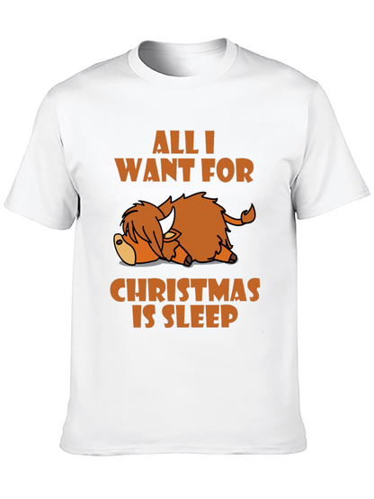 Camiseta All I Want For Christmas Is Sleep