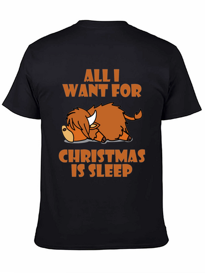 Camiseta All I Want For Christmas Is Sleep