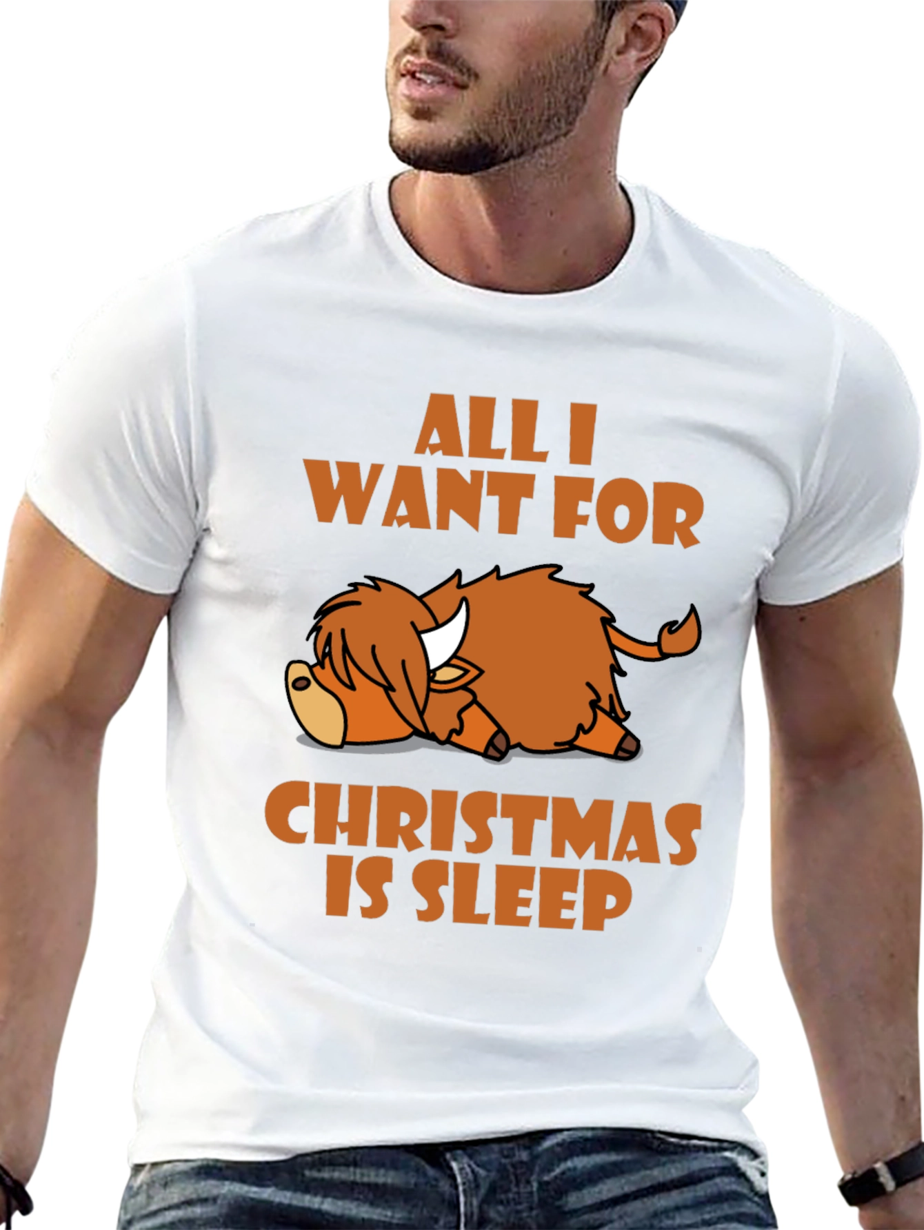 Camiseta All I Want For Christmas Is Sleep