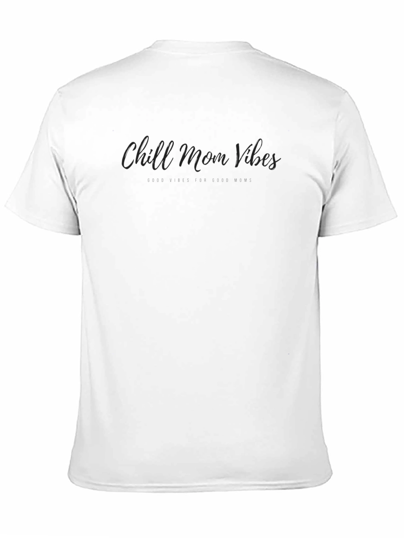 Camiseta Negra Chill Moon Vibes Casual