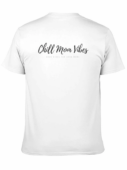 Camiseta Negra Chill Moon Vibes Casual
