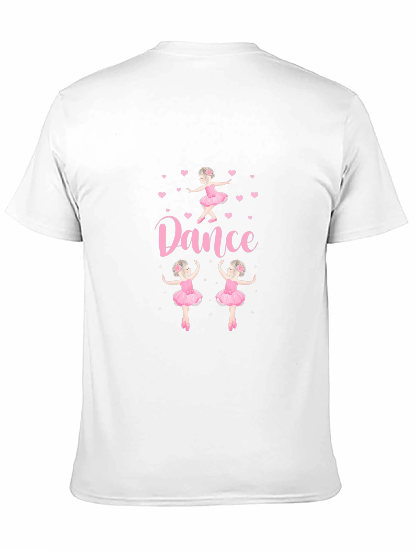 Camiseta Negra con Diseño de Ballet