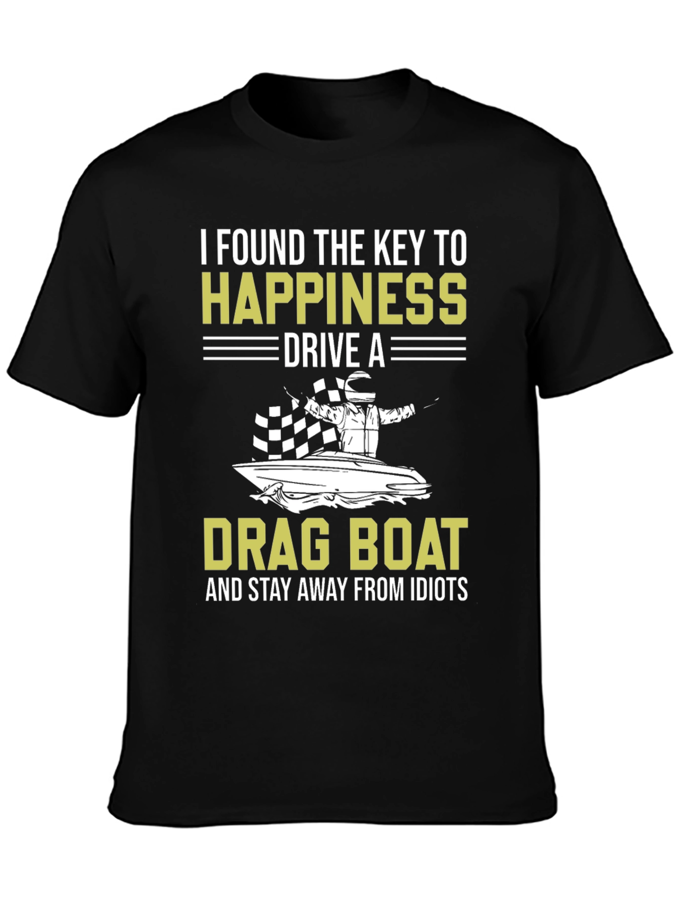 Camiseta Negra Drag Boat
