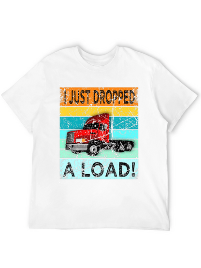 Camiseta Negra: ¡Acabo de Dejar Una Carga!