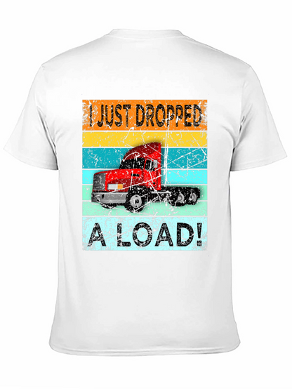 Camiseta Negra: ¡Acabo de Dejar Una Carga!