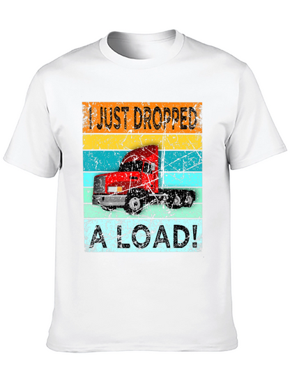 Camiseta Negra: ¡Acabo de Dejar Una Carga!