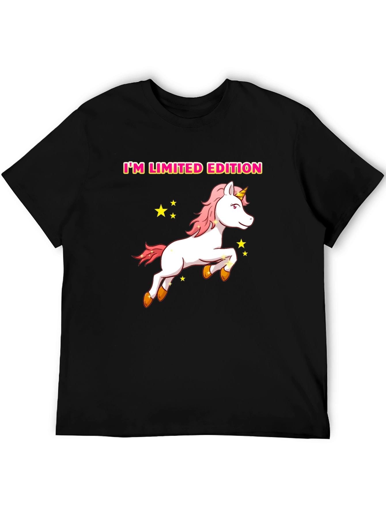 Camiseta Negra Edición Limitada Unicornio