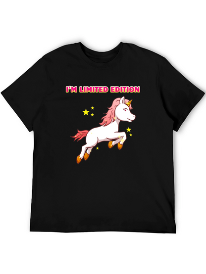 Camiseta Negra Edición Limitada Unicornio