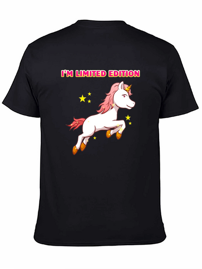 Camiseta Negra Edición Limitada Unicornio