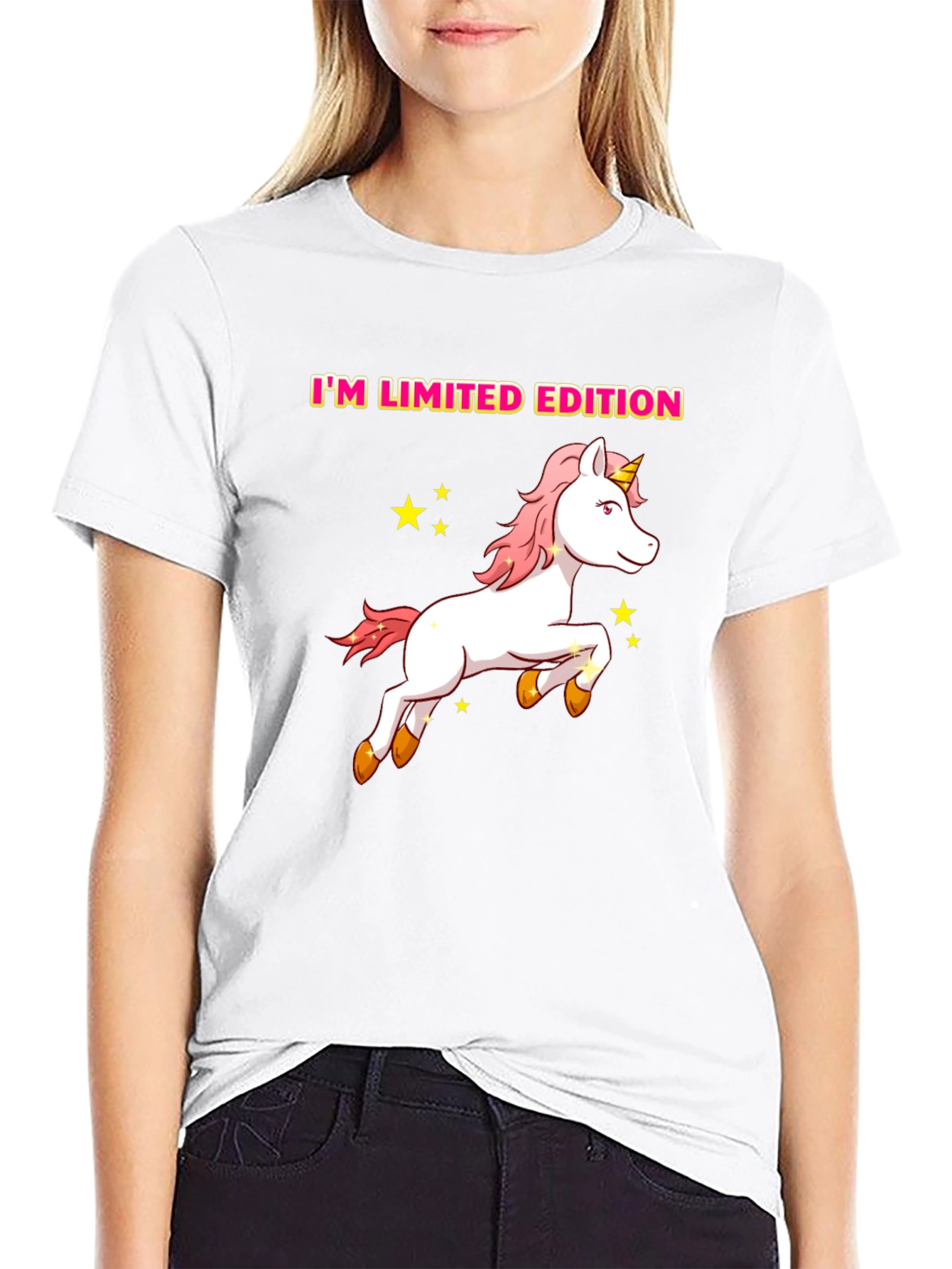 Camiseta Negra Edición Limitada Unicornio