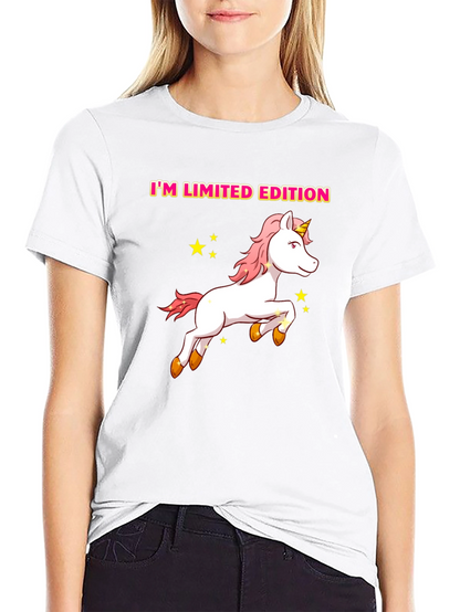 Camiseta Negra Edición Limitada Unicornio