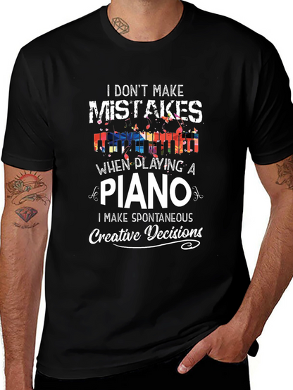 Camiseta Negra - Pianista Creativo