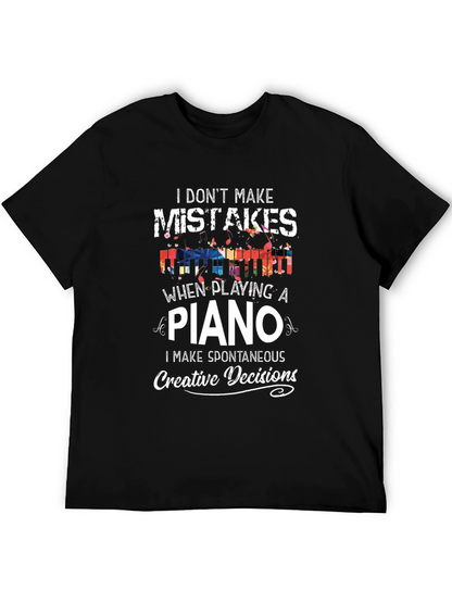 Camiseta Negra - Pianista Creativo