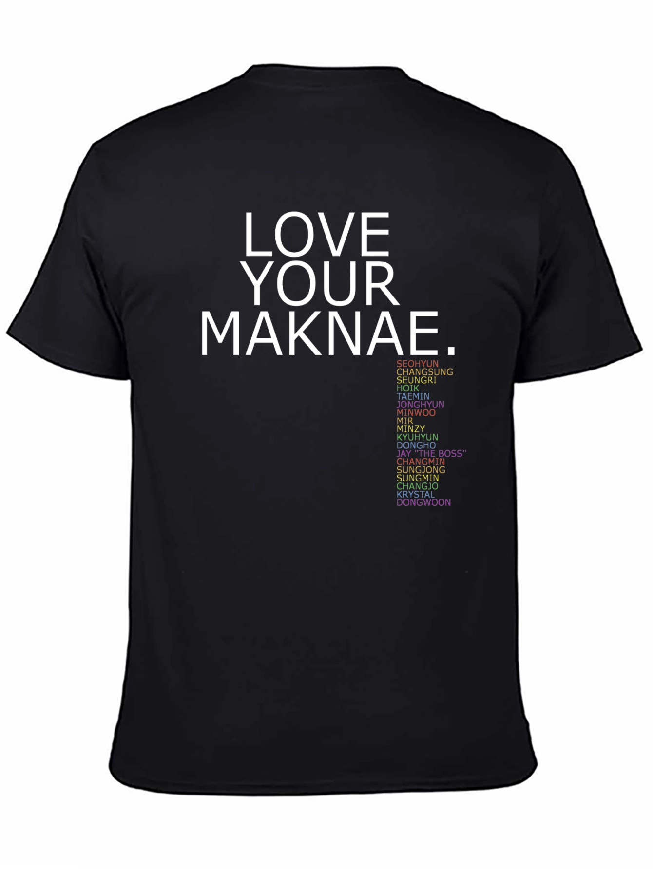 Camiseta Love Your Maknae Negra