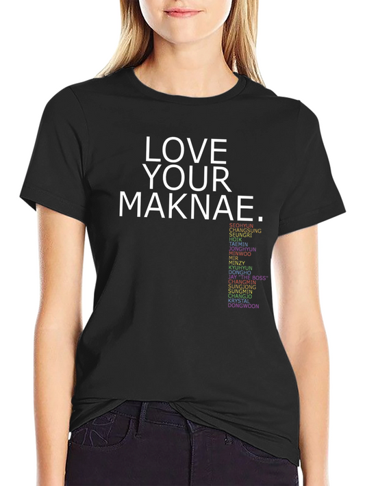 Camiseta Love Your Maknae Negra