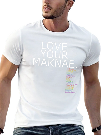 Camiseta Love Your Maknae Negra