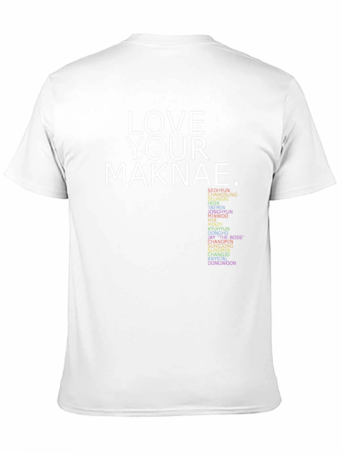 Camiseta Love Your Maknae Negra