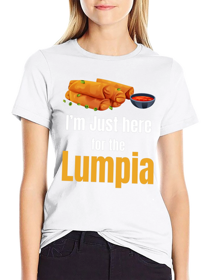 Camiseta Negra Solo Aquí por el Lumpi