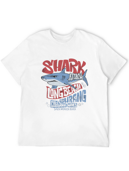 Camiseta Tiburón Ataque Long Beach Surfing