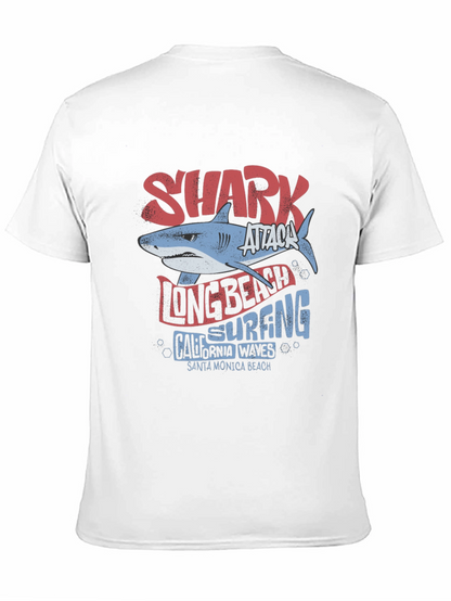 Camiseta Tiburón Ataque Long Beach Surfing