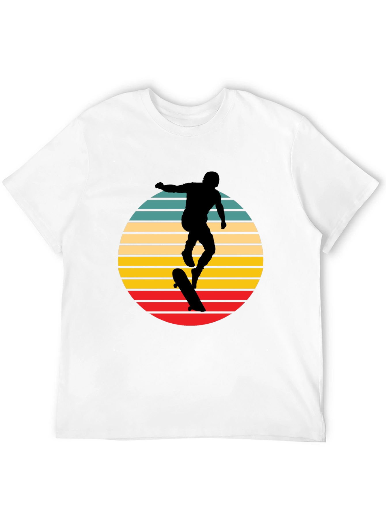 Camiseta Negra Retro Skater