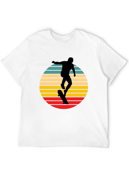 Camiseta Negra Retro Skater