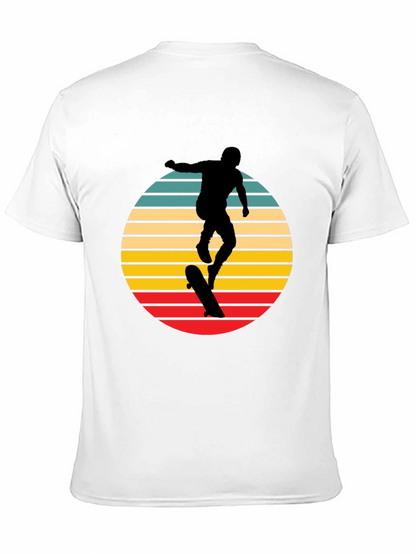 Camiseta Negra Retro Skater