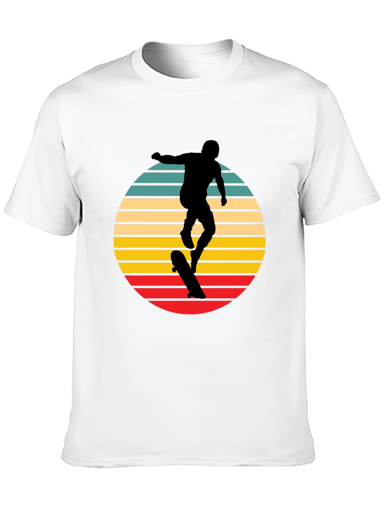 Camiseta Negra Retro Skater