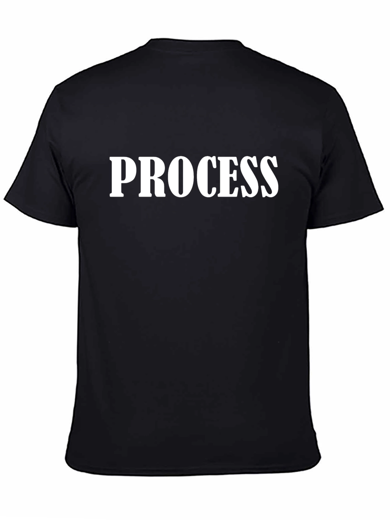 Camiseta Negra Proceso para Hombre