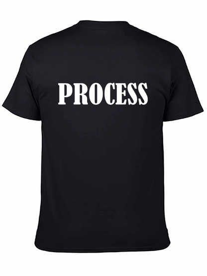 Camiseta Negra Proceso para Hombre