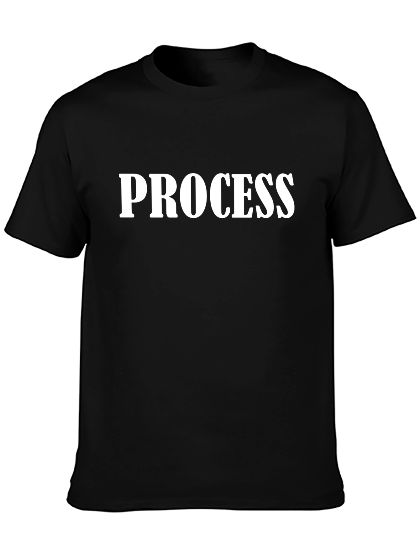 Camiseta Negra Proceso para Hombre