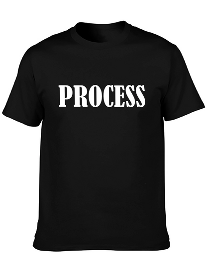 Camiseta Negra Proceso para Hombre