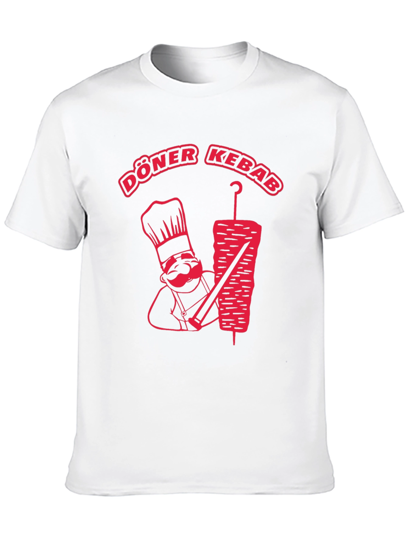 Camiseta Negra con Diseño de Doner Kebab