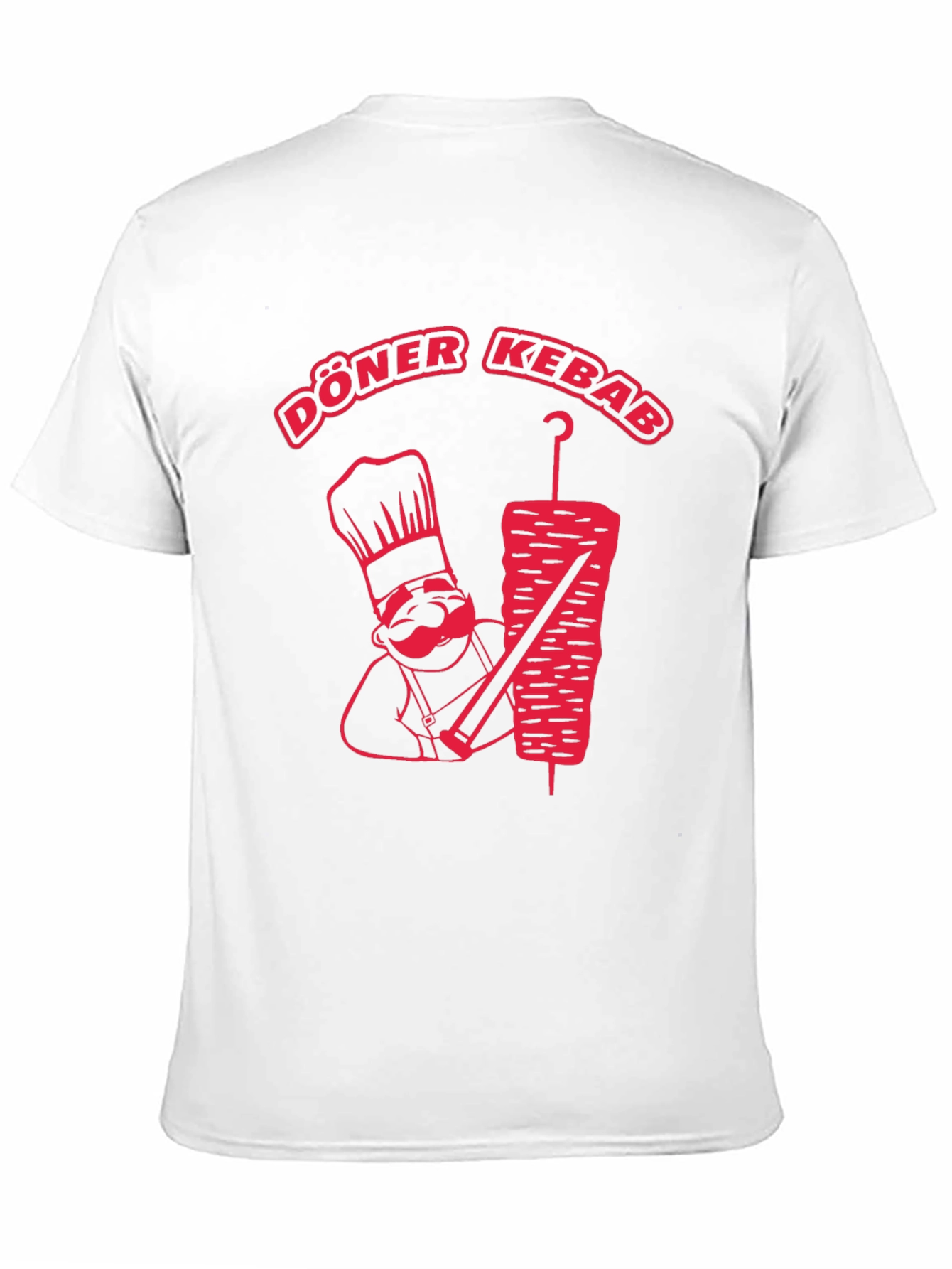 Camiseta Negra con Diseño de Doner Kebab