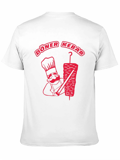 Camiseta Negra con Diseño de Doner Kebab